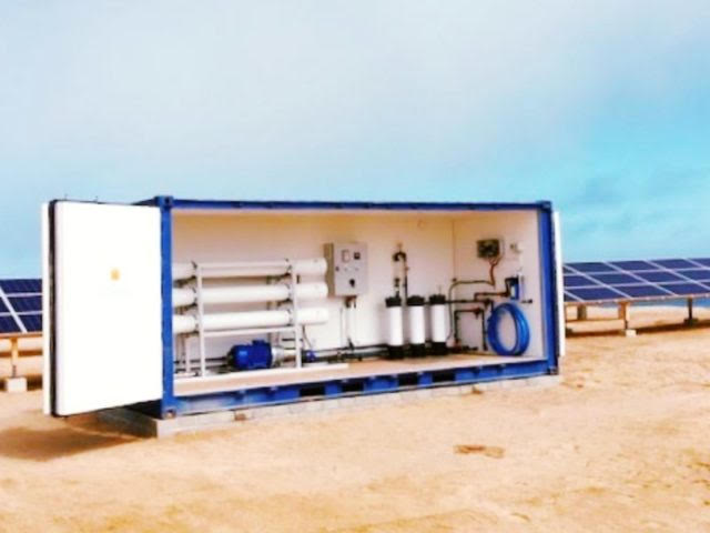 first ever fully solar-powered seawater desalination system